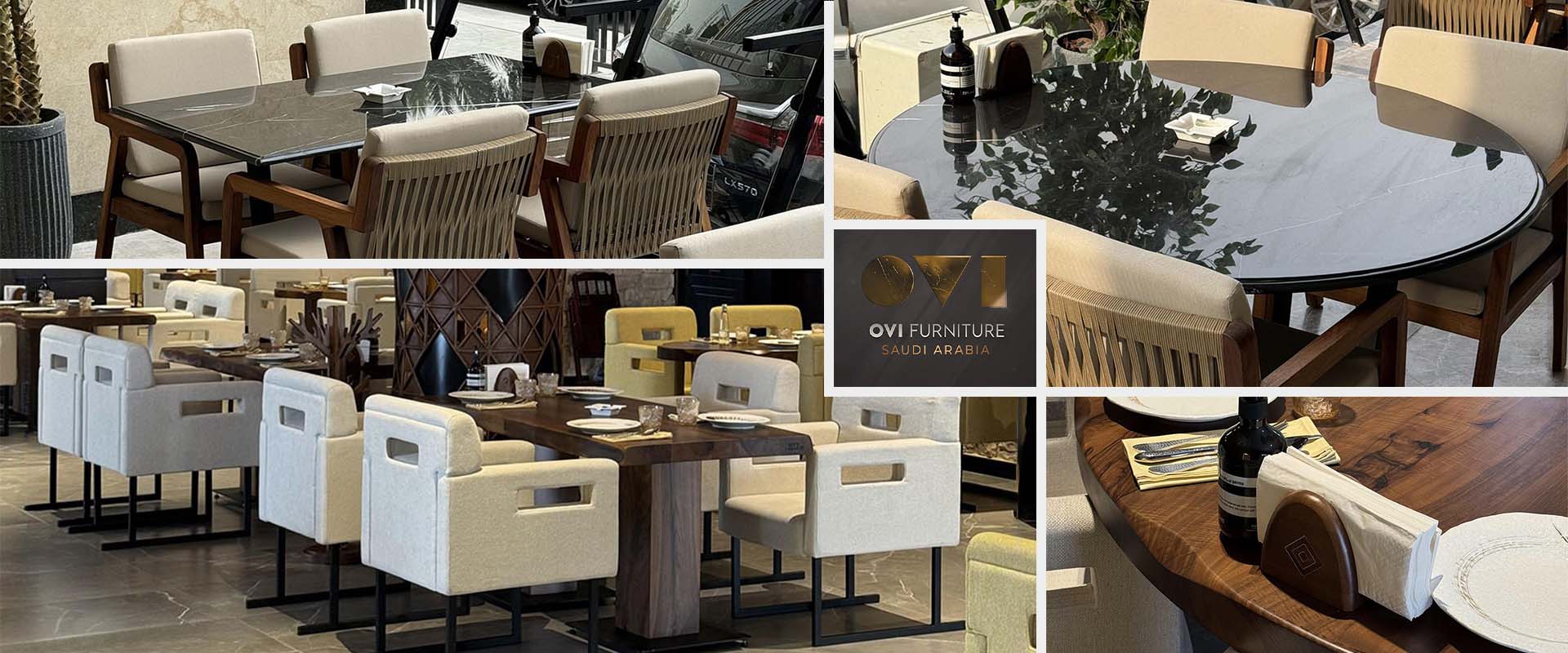 مرحباً بكم في شركة OVI Furniture SA، أثاث للمطاعم والمقاهي والفنادق والمنازل.